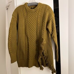 jcrew fringe sweater